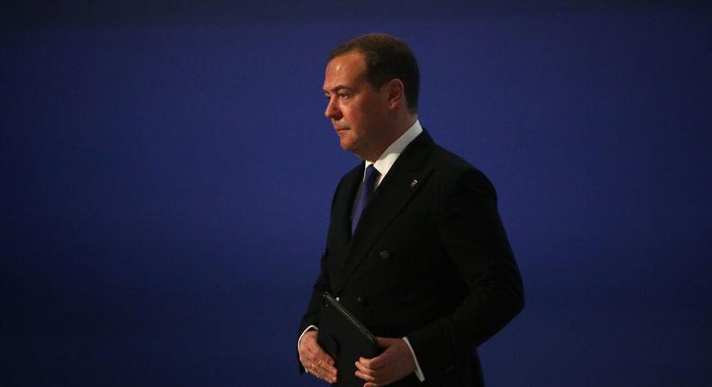 Former Russian President Dmitry Medvedev.Mikhail Svetlov/Getty Images