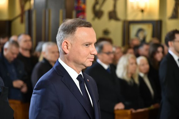 Pogrzeb Franciszka Pieczki: prezydent Andrzej Duda 