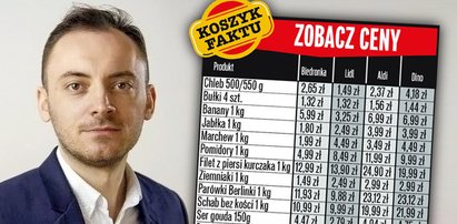 Zaskakujące słowa o koszyku "Faktu". "Żartujemy sobie, że to wy obniżacie inflację" [WIDEO]