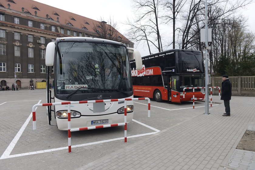 Tymczasowy dworzec PKS we Wrocławiu