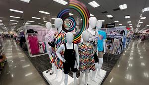 A Pride month display at a Target in Wisconsin last year.Dominick Reuter/Insider