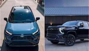 The Toyota RAV4 and Chevrolet Silverado were two of the top models registered by each of several age cohorts last year.Toyota; Chevrolet