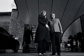 Angela Merkel and Theresa May