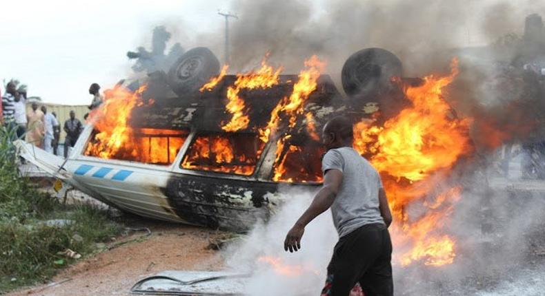 Accident along Lagos-Ibadan expressway