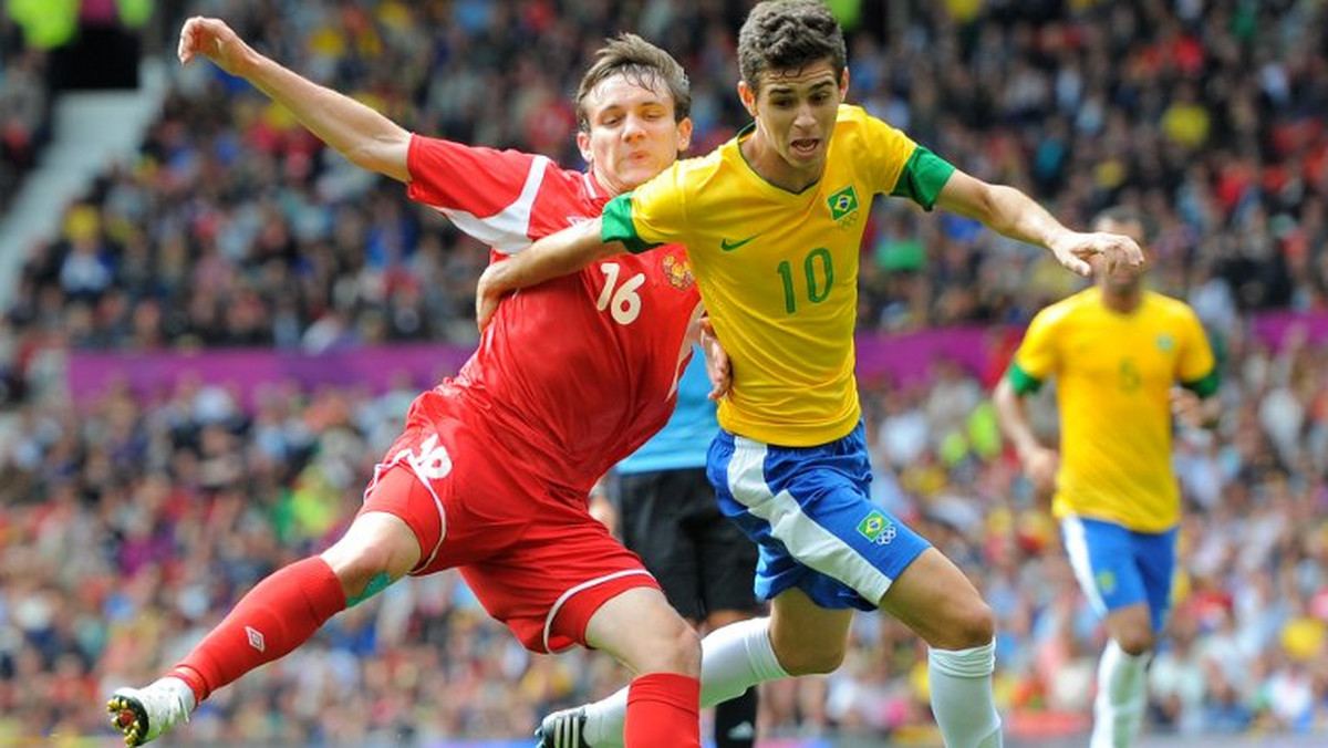 Reprezentacja Brazylii pokonała Białoruś 3:1 podczas piłkarskiego turnieju na igrzyskach olimpijskich w Londynie. Bramki dla "Canarinhos" zdobyli Pato, Neymar i Oscar.