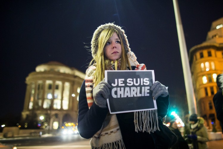 Protesty po zamachu na Charlie Hebdo