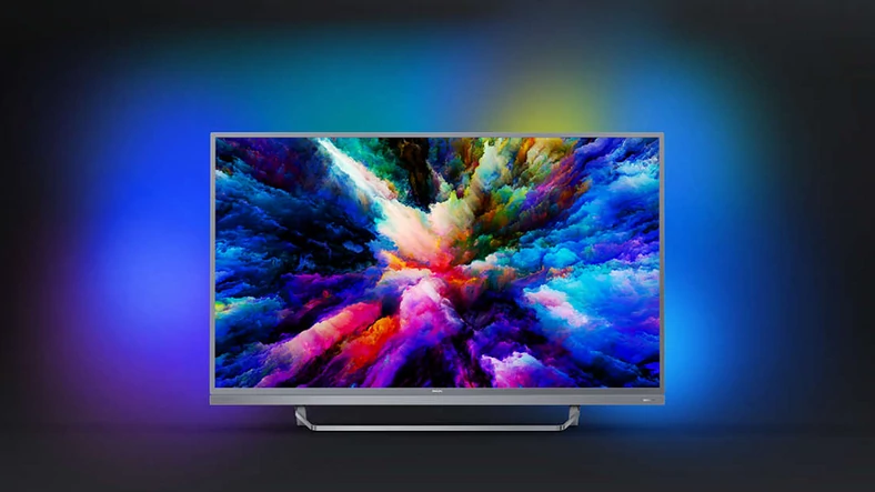 Wybrane telewizory Philips oprócz systemu Android TV mają też efektowne podświetlenie Ambilight