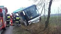 Wypadek autobusu pod Garwolinem. W środku były dzieci!