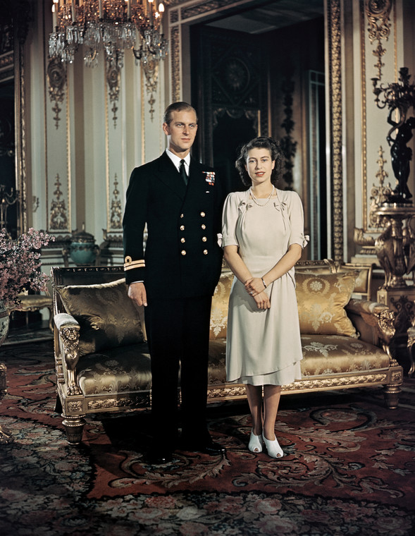 książę Filip i księżniczka Elżbieta