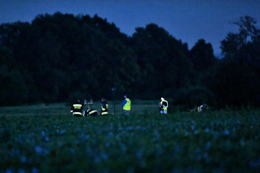 Katastrofa śmigłowca pod Strzegomiem. Nie żyje znany pilot Bogdan S.