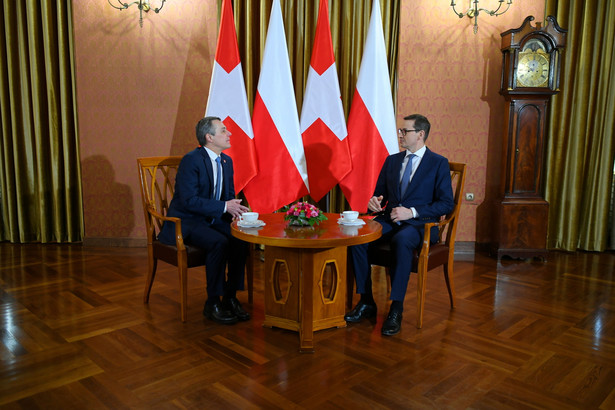 Mateusz Morawiecki i Ignazio Cassis