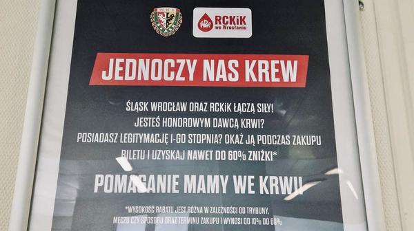 Piłkarski Śląsk stawia na akcje społeczne.