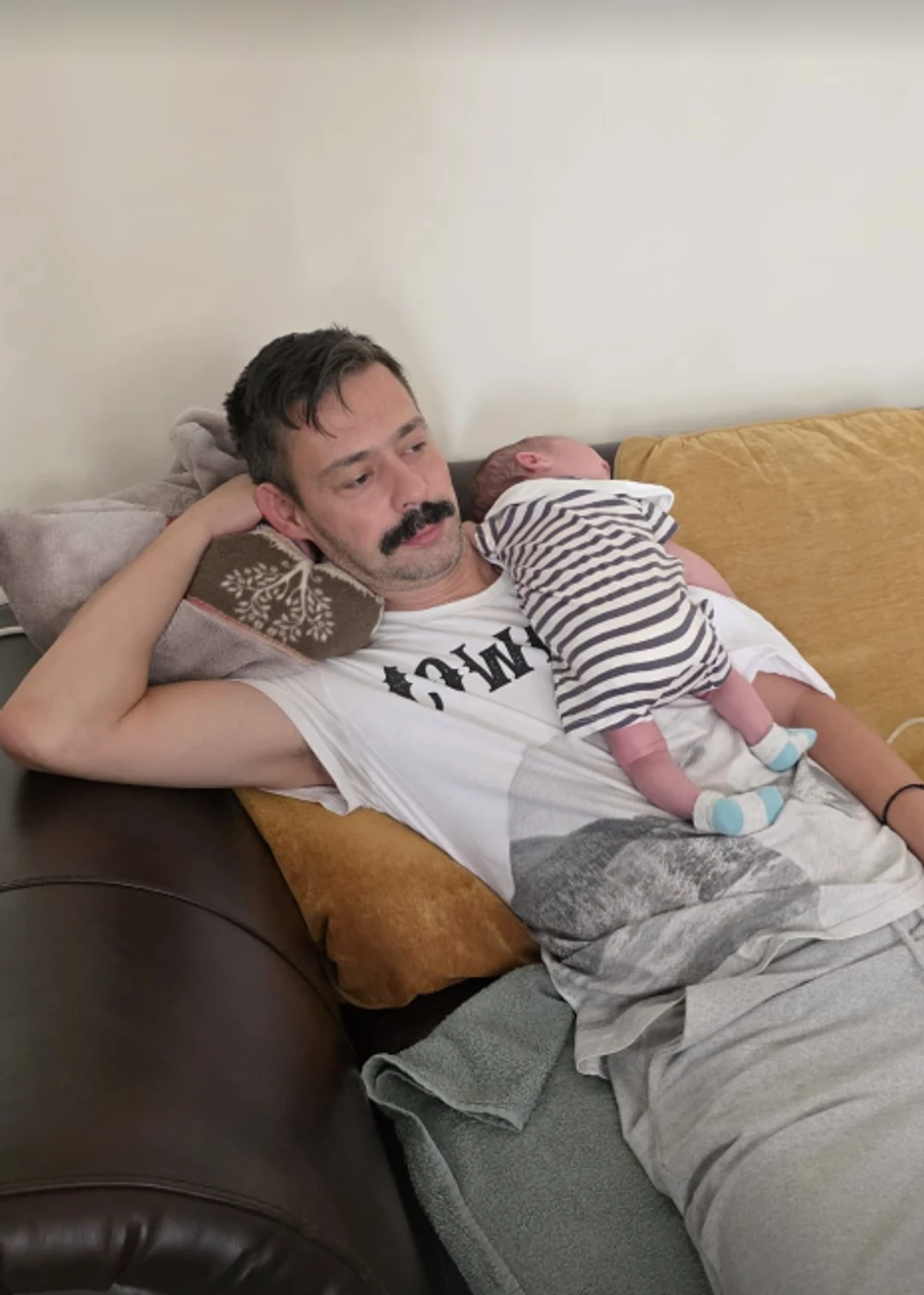 Milan Vasić objavio sliku sa sinom