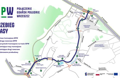 Gdańsk rozpoczyna największą inwestycję od Euro 2012. Nowa linia tramwajowa połączy południe z Wrzeszczem