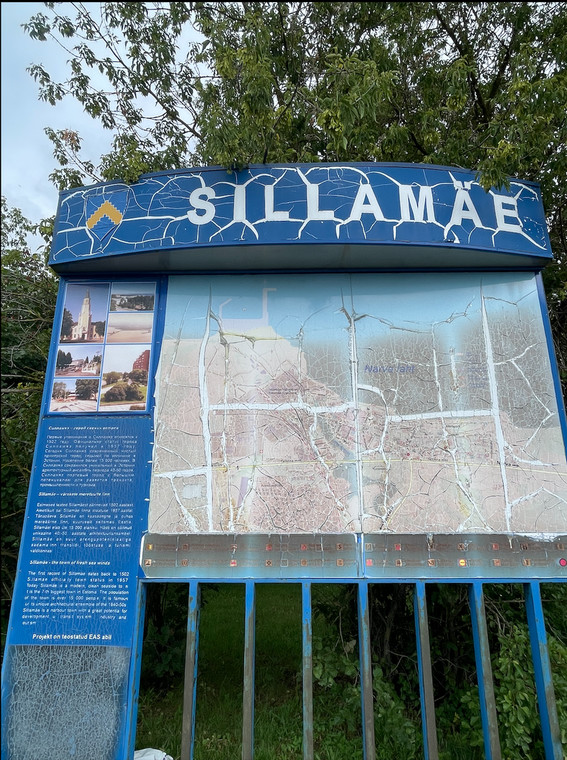 Mapa miasta Sillamäe