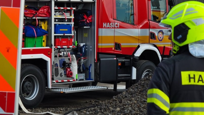 Záchranné zložky aktuálne zasahujú v Krupine. (ilustračné foto)