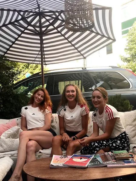 Klaudia Siciarz, Angelika Sarna i Eliza Megger 