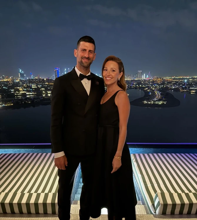 Novak i Jelena Đoković u Dubaiu