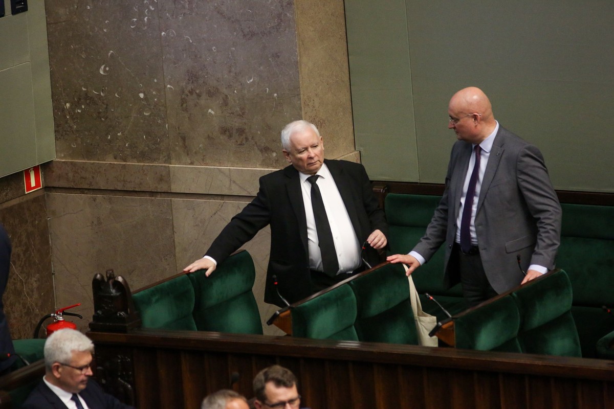 Prezes PiS Jarosław Kaczyński