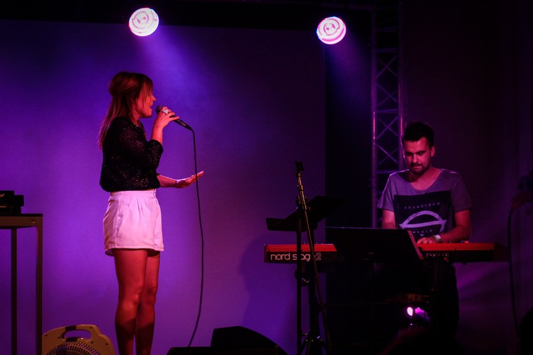 Kasia Dereń i Piotr Walicki na scenie