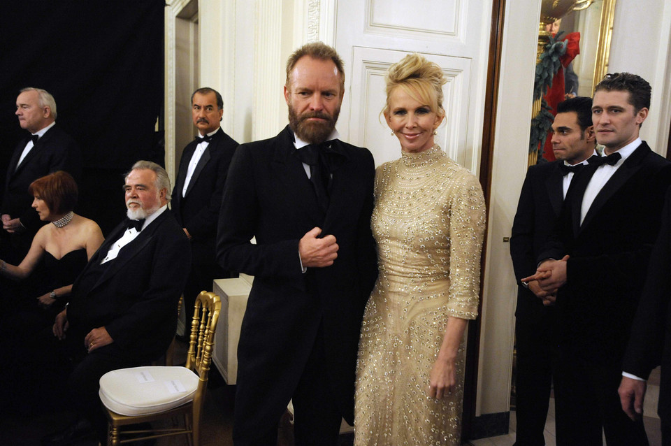 Sting z żoną Trudie Styler / fot. Agencja Reuters