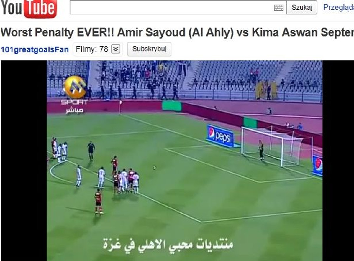 Zobacz najgorzej wykonany rzut karny w historii futbolu
