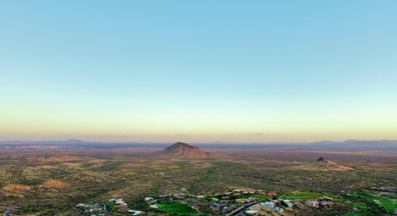 Paradise Valley, Arizona, attracts millionaires to the desert hills northwest of Phoenix.Samuel Frontino/Getty Images