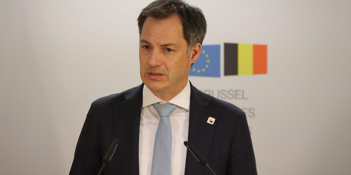 Premier Belgii Alexander De Croo