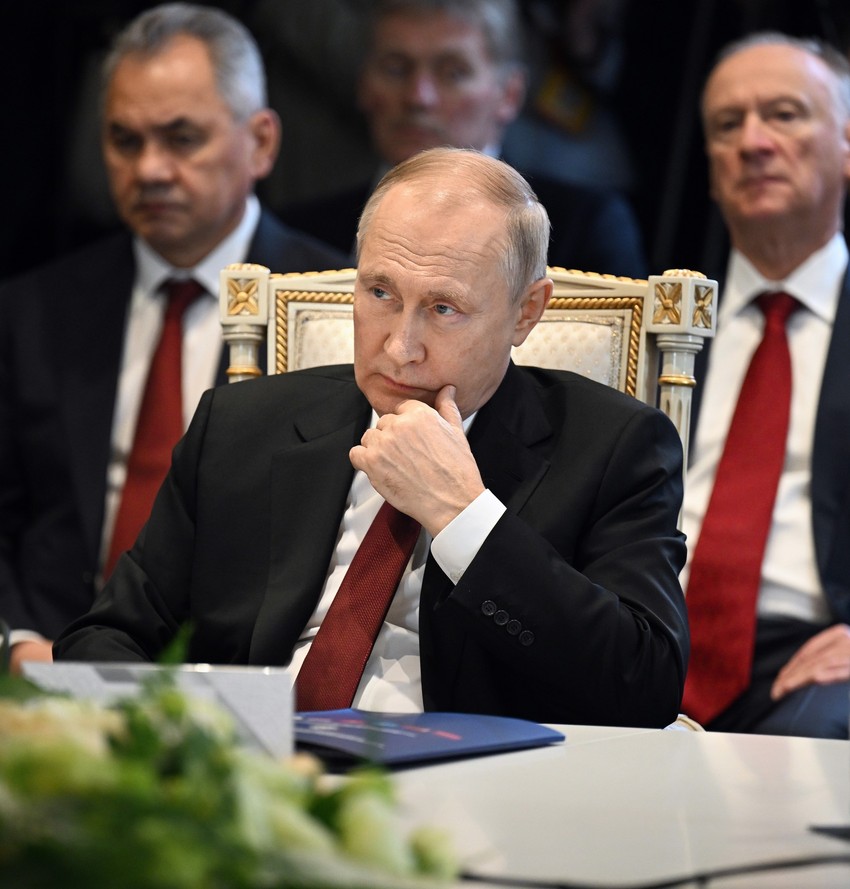 Vladimir Putin, Sergej Šojgu i Nikolaj Patrušev