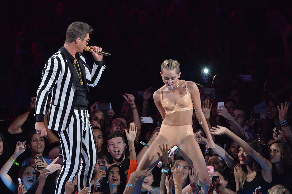 Miley Cyrus i Robin Thicke na MTV VMA 2013