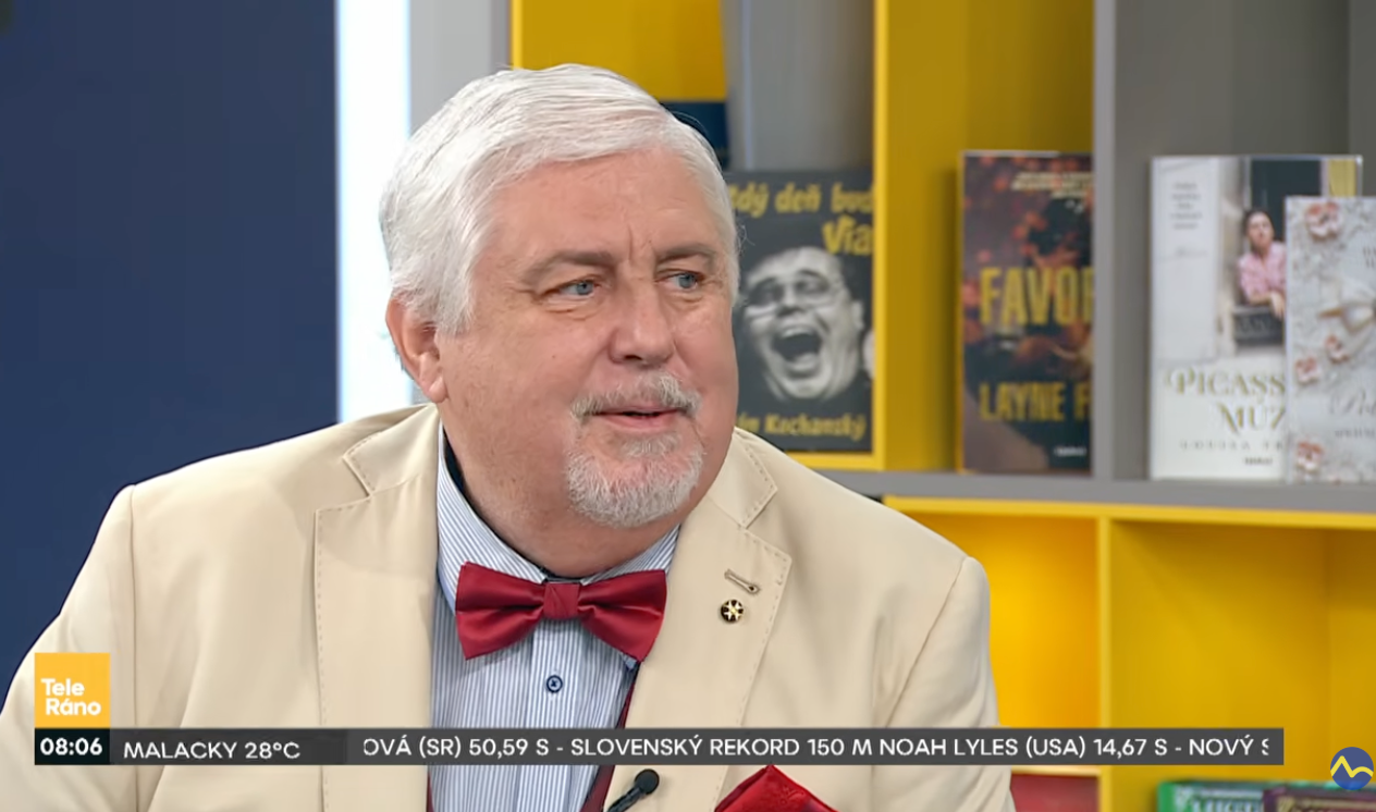 Oliver Andrásy v Teleráne. 
