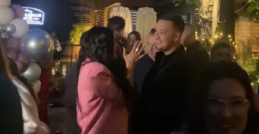 Uroš Živković sa novom devojkom