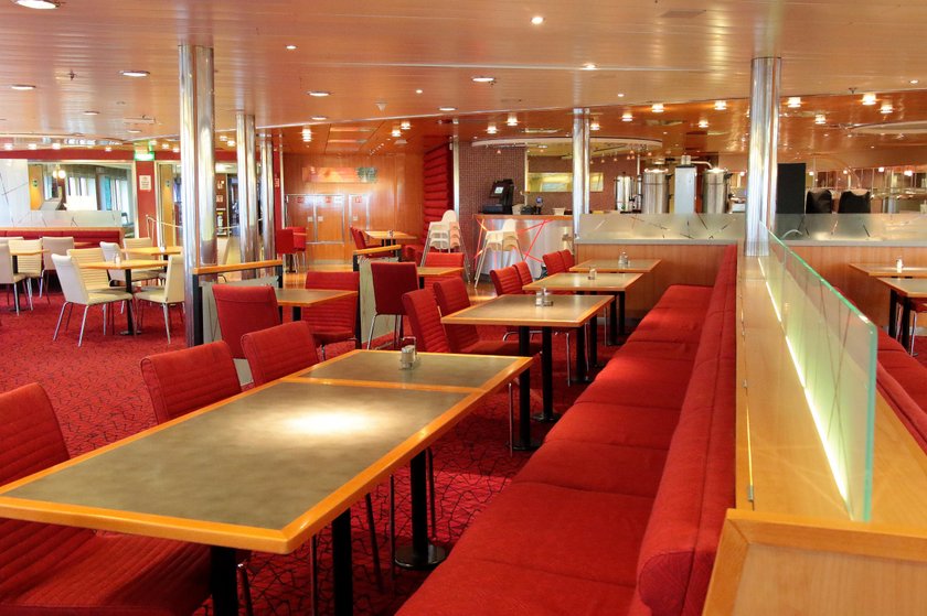 Restauracja na pokładzie Stena Line 