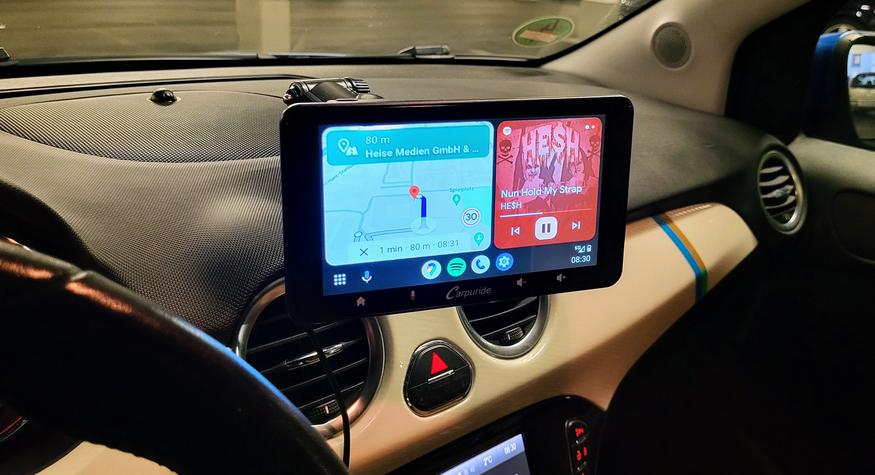Carpuride W708 Pro im Test: 7-Zoll-Display für Android Auto & Apple Carplay