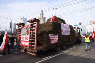 Protest rolników w Warszawie. Wstrzymano ruch w Al. Jerozolimskich i na Marszałkowskiej