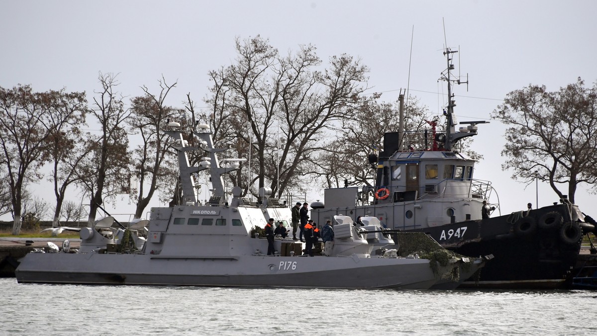 Ukraina: Oficerowie byli na okrętach. Jeden oficer służb specjalnych został ranny