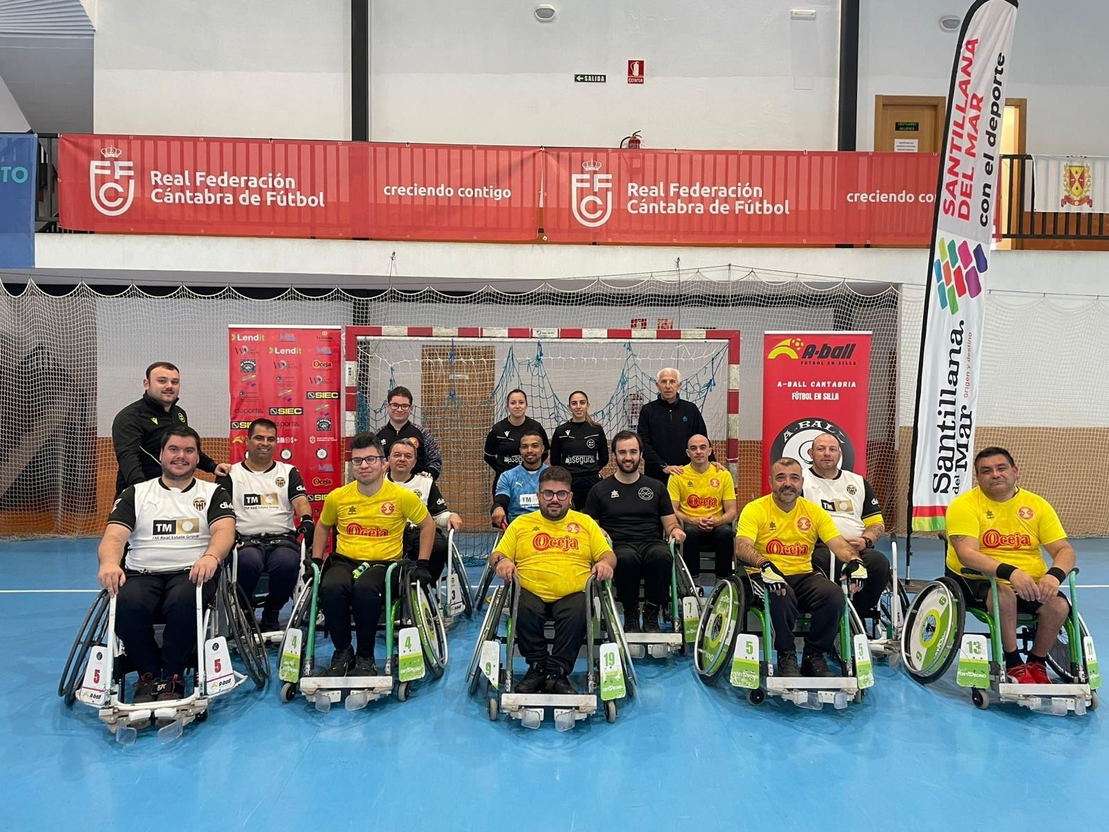 Histórico: España arranca su primera liga de fútbol en silla de ruedas