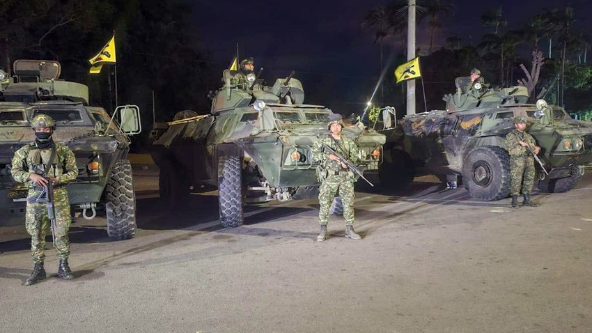 Kolumbija granica vojska