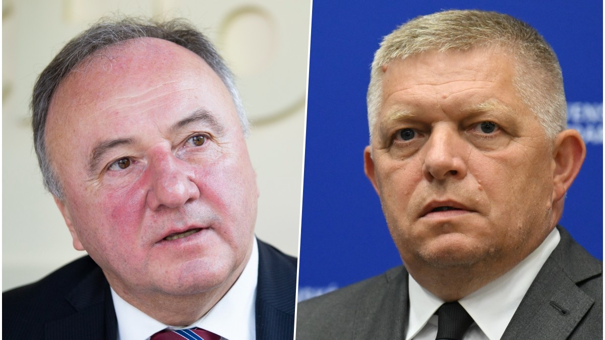 Pál Csáky a Robert Fico. 