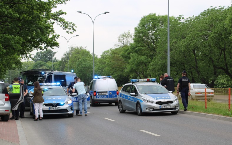 Miejsce, gdzie doszło do interwencji policjantów wobec 24-latka