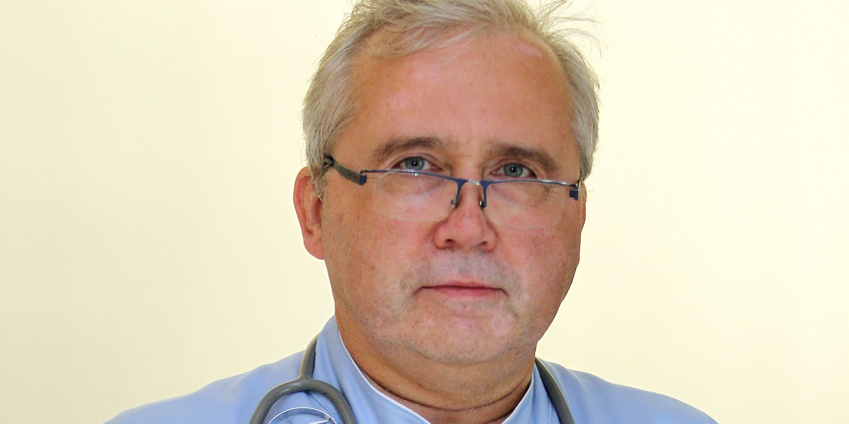 Dr hab. Włodzimierz Mazur, kierownik oddziału zakaźnego w Szpitalu Specjalistycznym w Chorzowie i regionalny konsultant w dziedzinie chorób zakaźnych