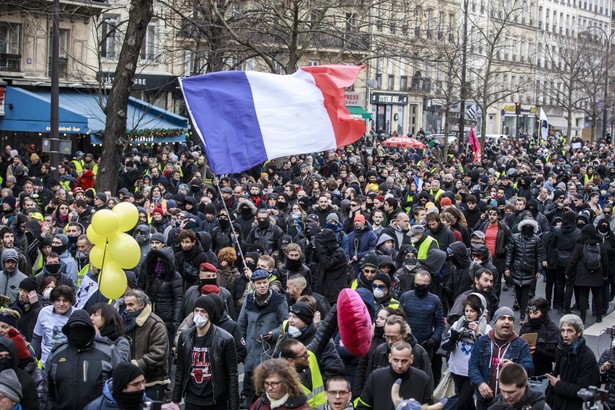 Francja protest Paryż