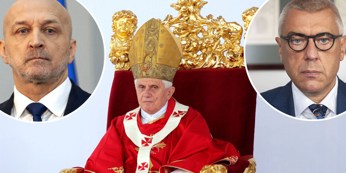 Roman Giertych i Kazimierz Marcinkiewicz wspominają Benedykta XVI