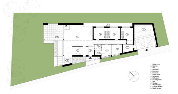 Dom z podniesionym dachem w Konstancinie-Jeziornie