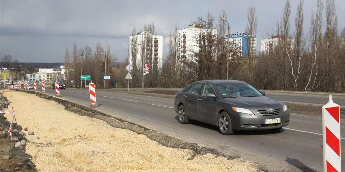 Dąbrowa Górnicza, remont, droga, Aleja Róż