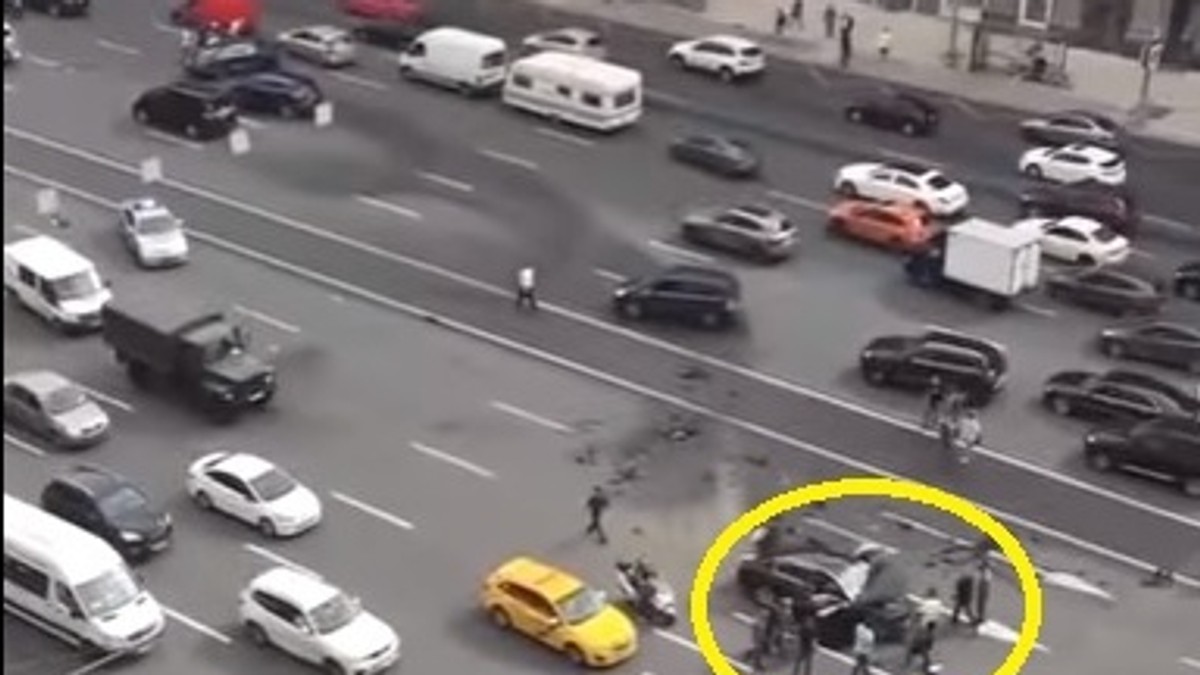 Vladimir Putin, Automobil, Nesreća