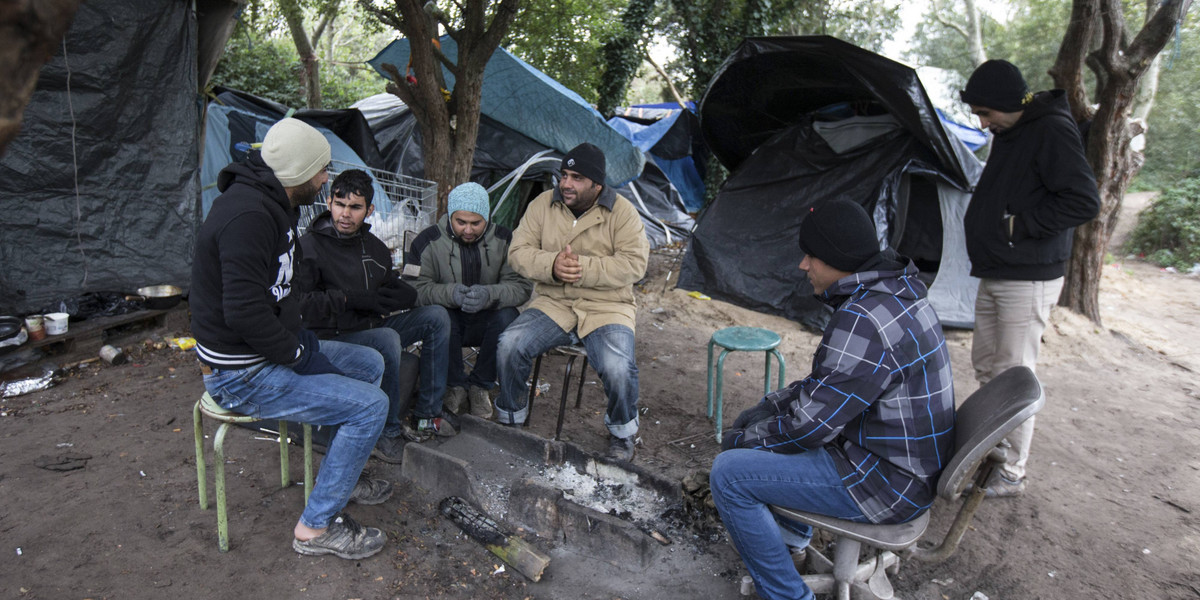 Obóz dla uchodźców w Calais