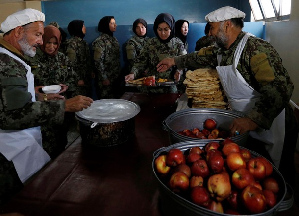 The Wider Image: Training Afghanistan's women soldiers