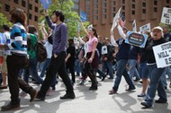 Union Rally To Keep Carrier Jobs In Indiana At Statehouse