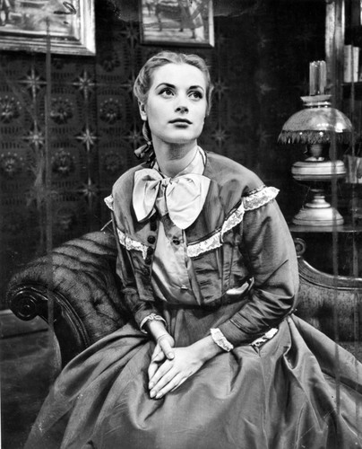 Grace Kelly jako Bertha w spektaklu według 'Ojca' Strindberga (1949)